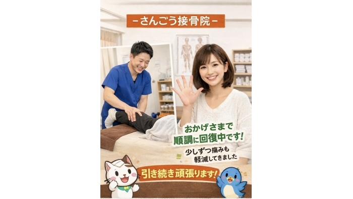 尾張旭市　鍼灸接骨院　少しずつ体の変化を感じてきましたか？